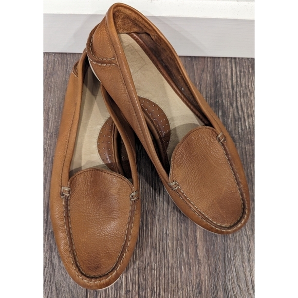 Frye Brown Soft Leather Loafer Slip On Shoes Size 5.5 - Picture 10 of 10